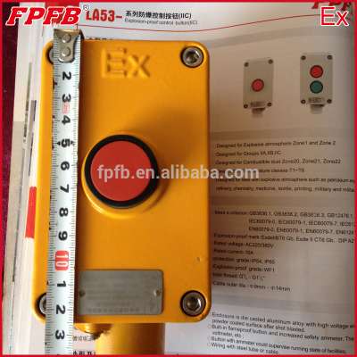 LA53 Aluminum alloy IP65 10A Ex proof control button